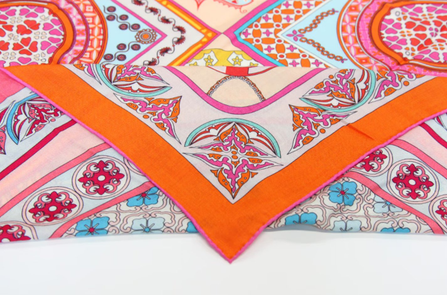 Silk and wool shawl as a gift for travel, exquisite and elegant, emerald blue layered shadow silk and wool shawl