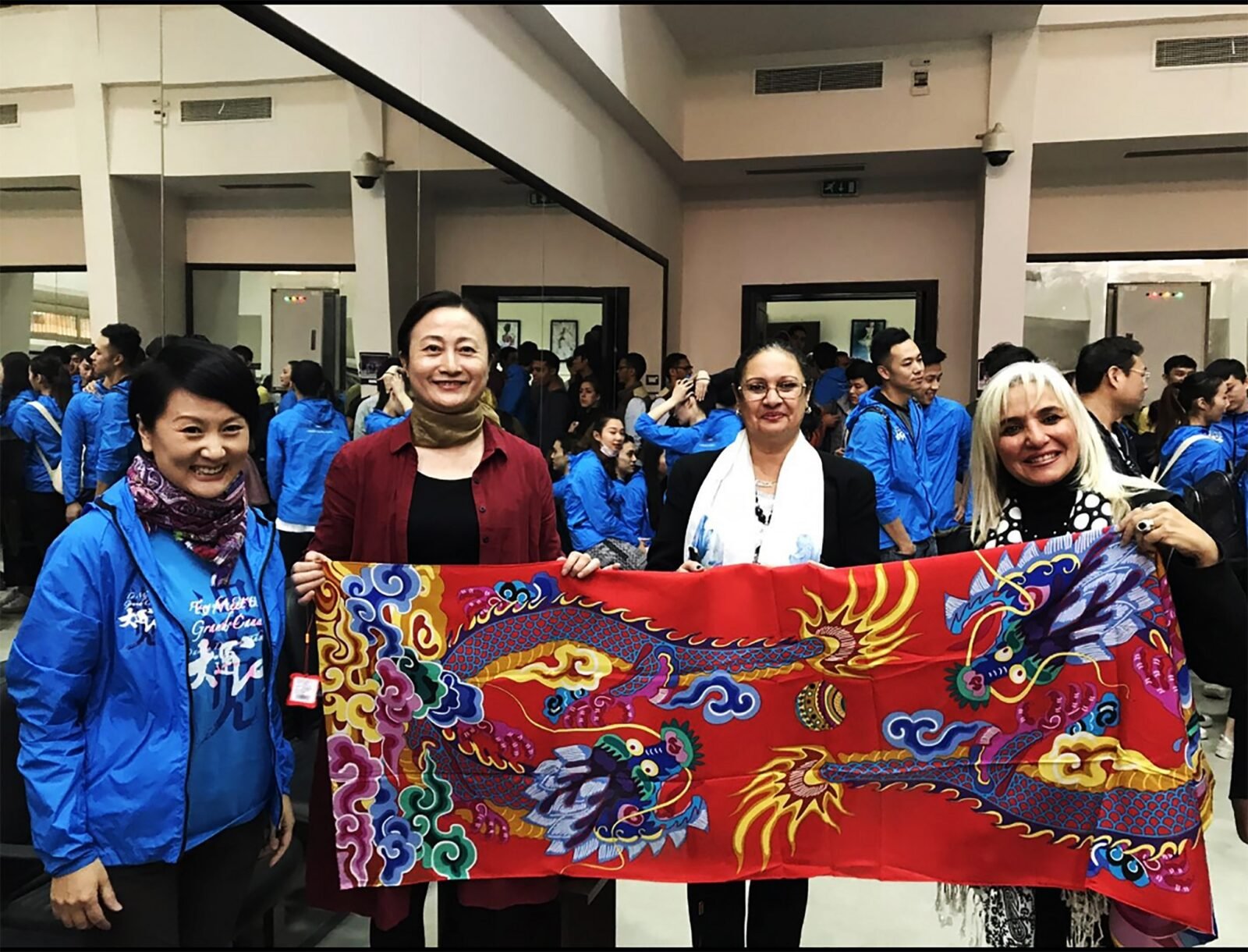 Aurora scarves are famous in Cairo, the capital of Egypt