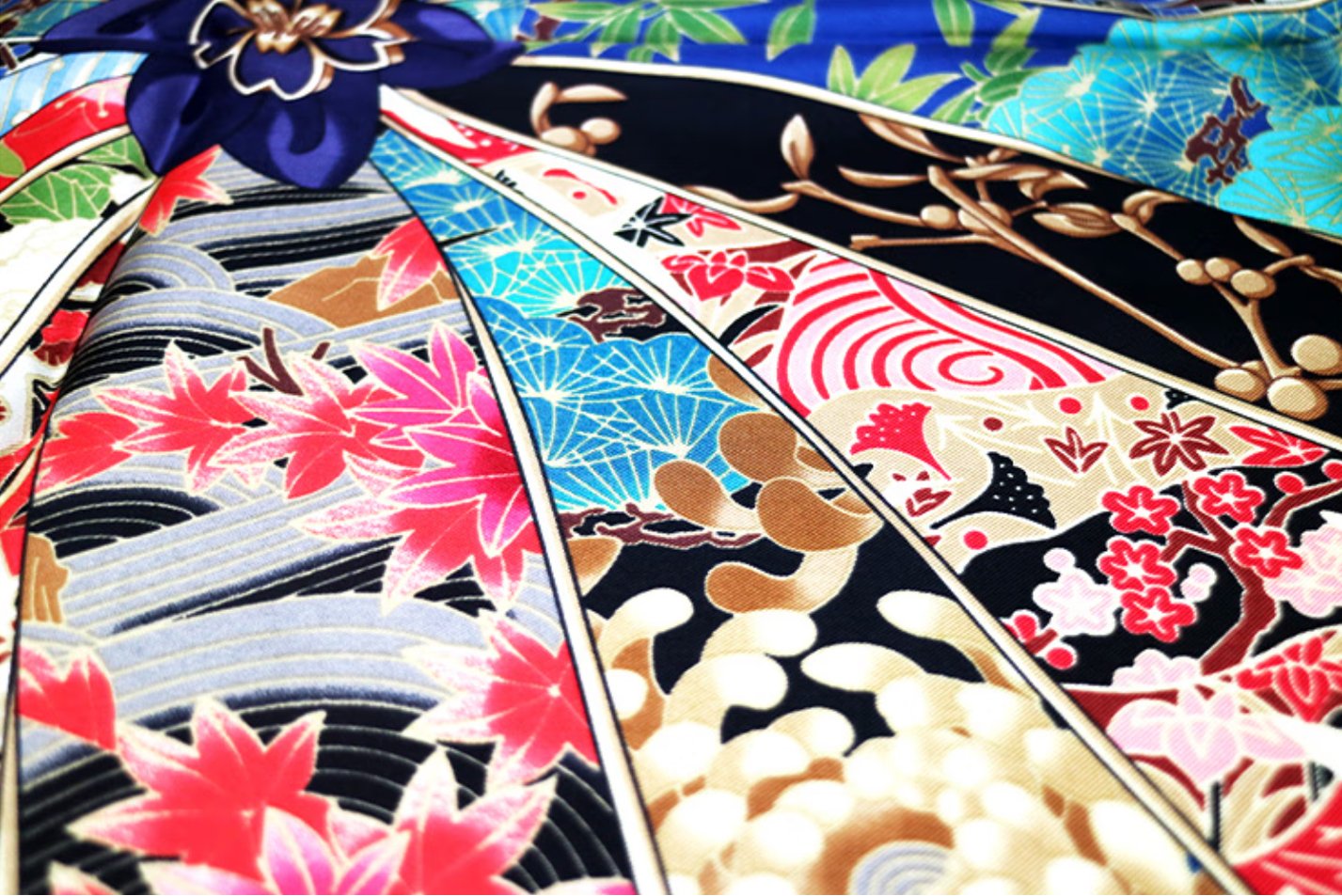 Aurora Silk Scarf - Kyoto Tushi shawl draped with 100% mulberry silk square scarf