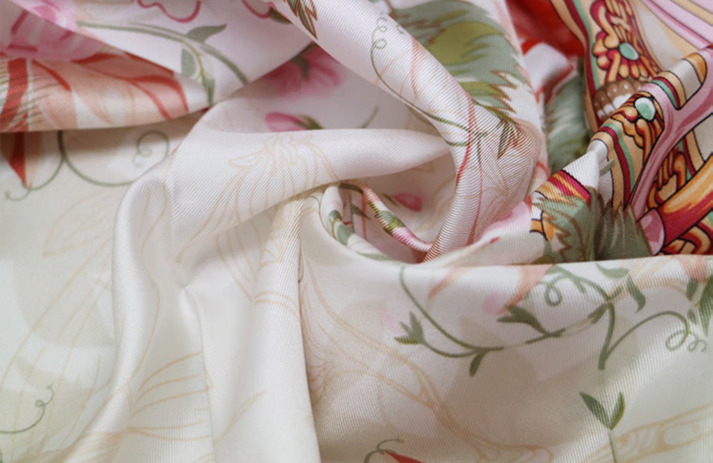 Aurora Silk Scarf - Letu 100% Mulberry Silk Shawl, Chinese Brand Silk Scarf