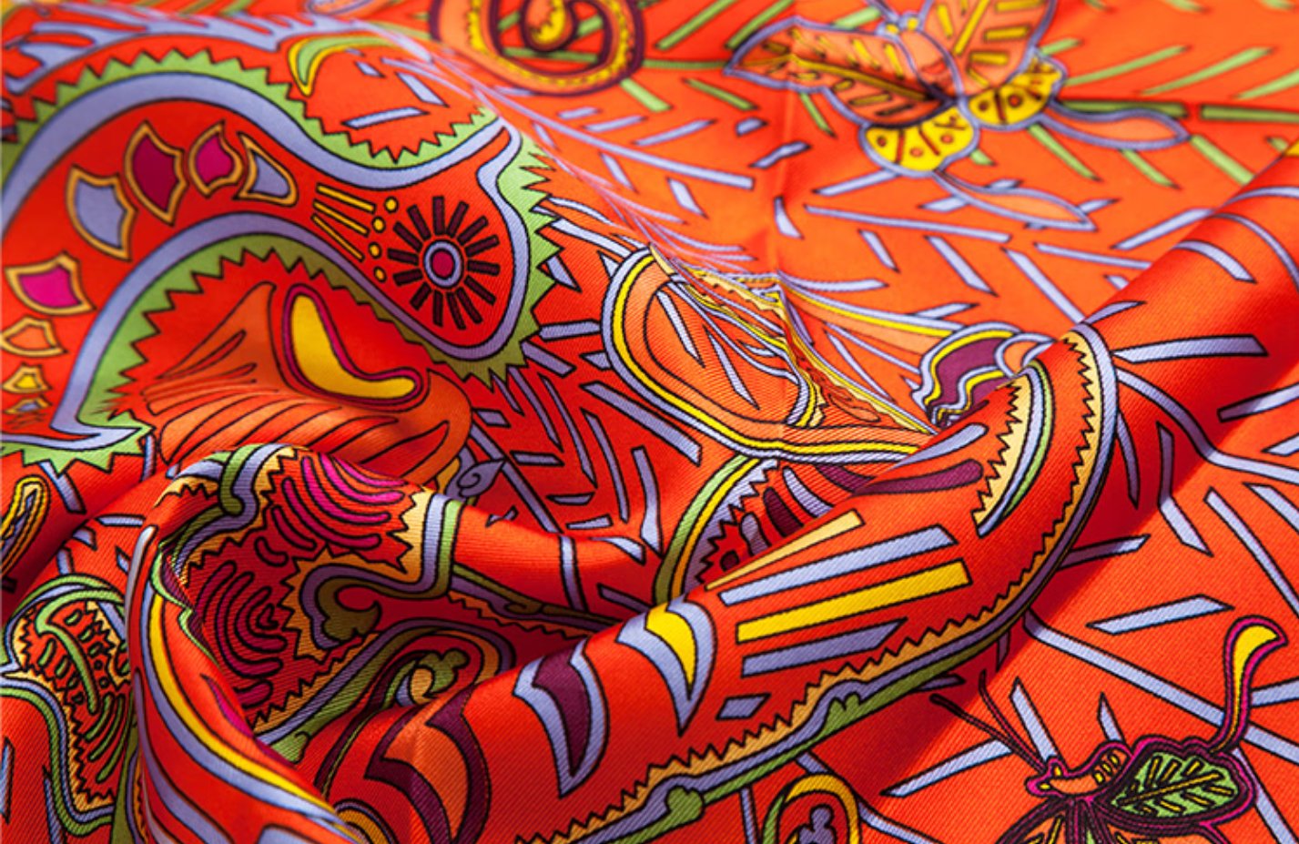 Aurora Silk Scarf - Shuguang Honey Language Silk Square Scarf, Original Color Versatile Silk Scarf