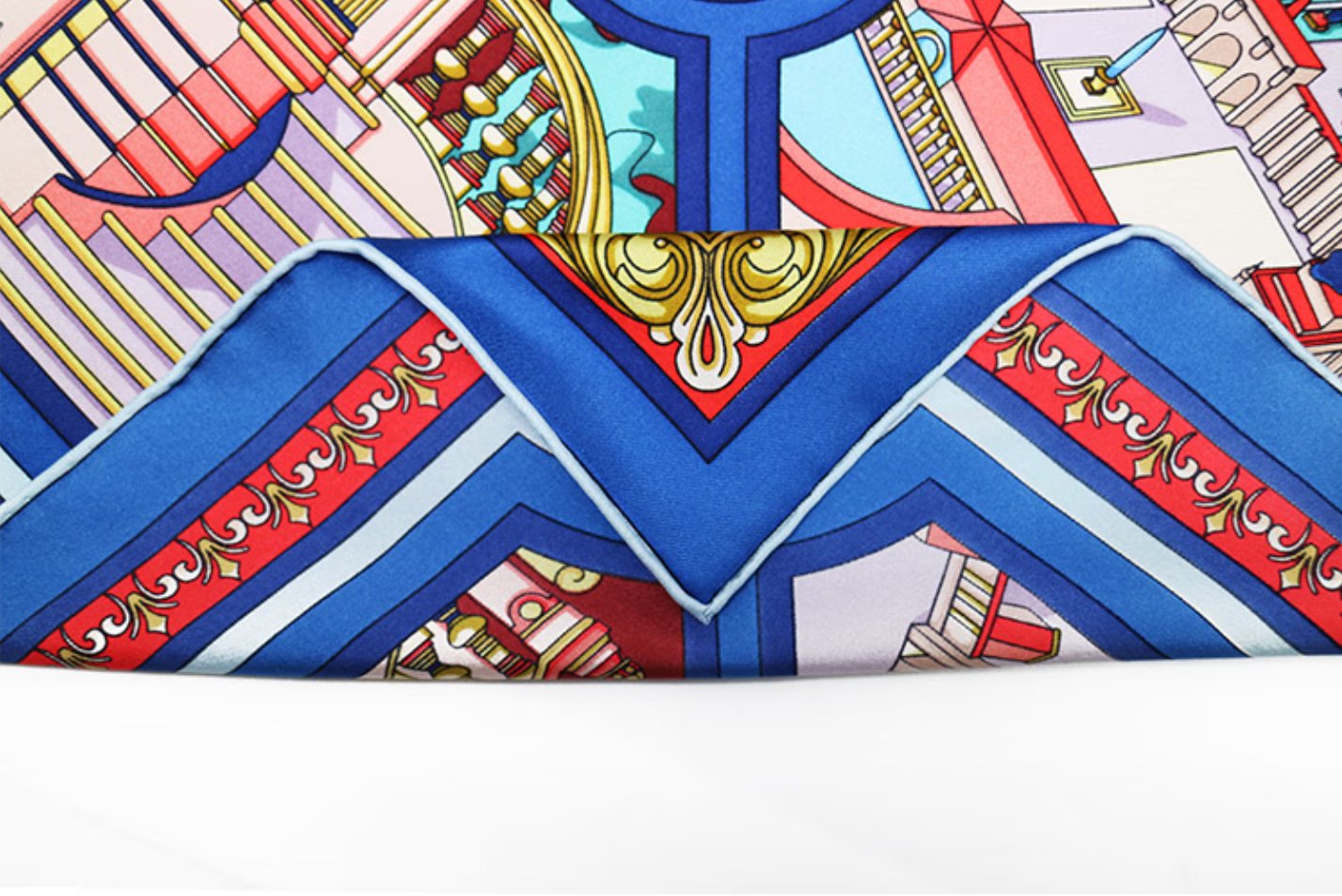 Aurora Silk Scarf - Dawn City 100% mulberry silk air-conditioned room shawl, versatile workplace square scarf