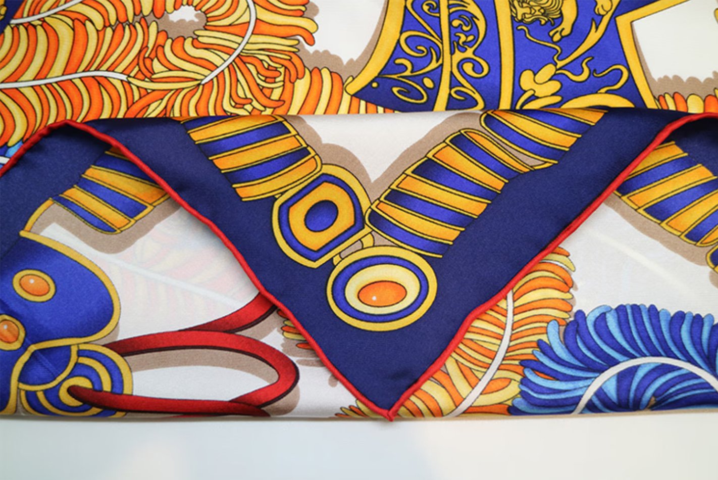 Aurora Silk Scarf - Knight 100% Mulberry Silk Square Scarf, Original Design Sunscreen Silk Scarf