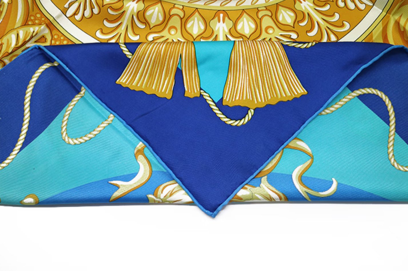 Aurora Silk Scarf - Golden Age Handmade Silk Scarf, 90x90CM Women's Versatile Beach Scarf