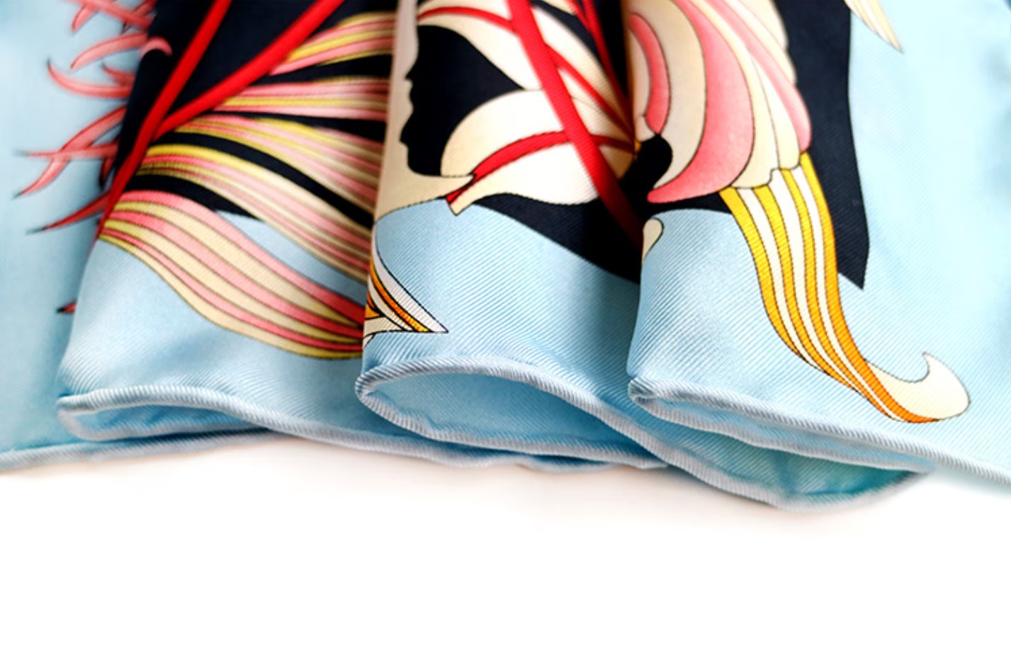 Aurora silkeskjerf - Flower Room Silk Square Scarf, Elegant Versatile Silk Scarf, Banquet Silk Scarf