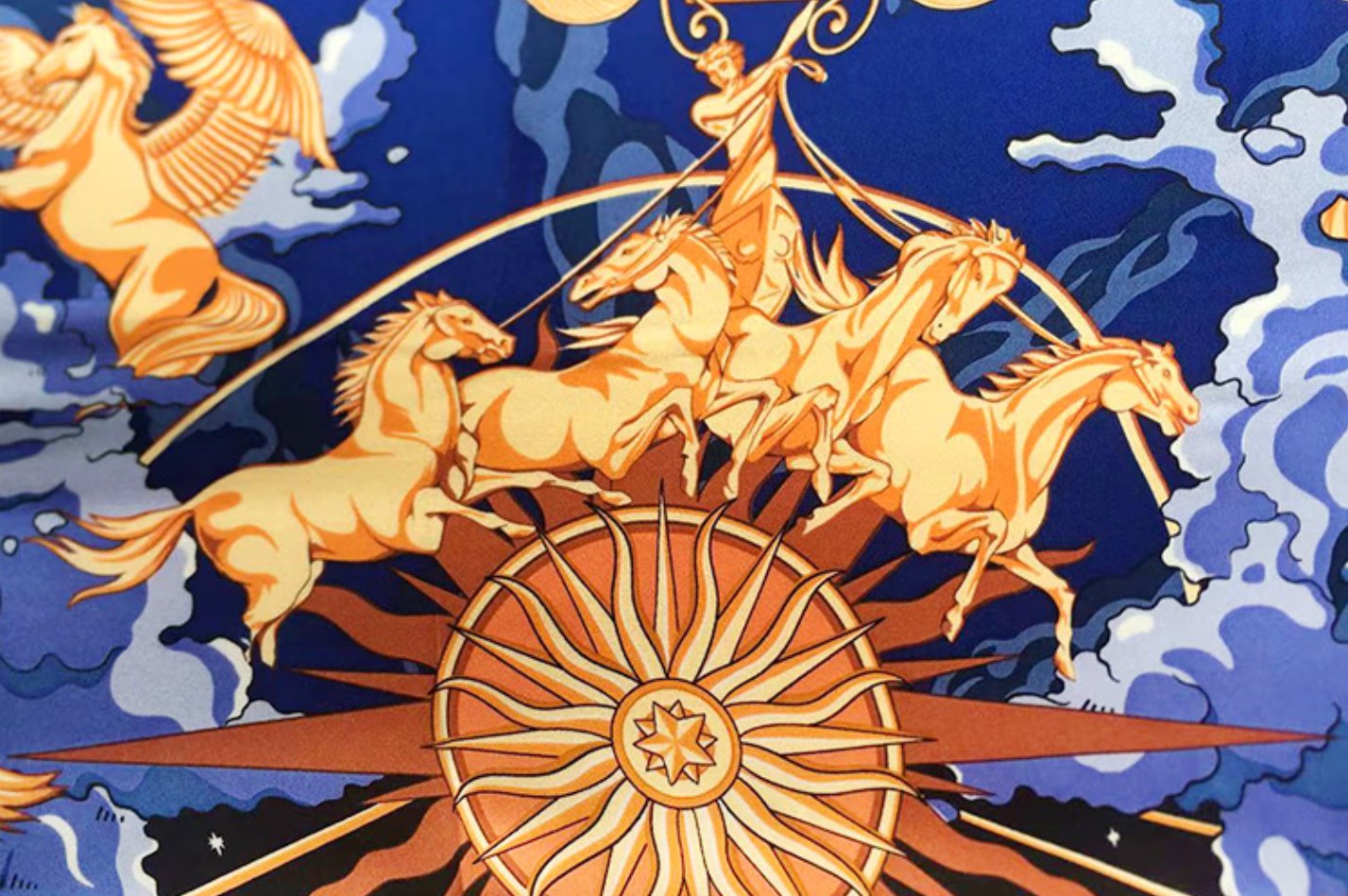 Aurora Silk Scarf - Aurora silkeskjerf -100% Silk Square Scarf, Versatile Scarf, Dark Scarf