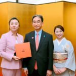 Japanese Ambassador to China praises Aurora scarf