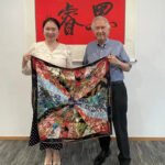 Mr. Liu Taige, the former chief planner of Singapore and renowned as the "Father of Singapore Planning", a leading international design expert, gave a thumbs up to the Aurora Silk Scarf platform!