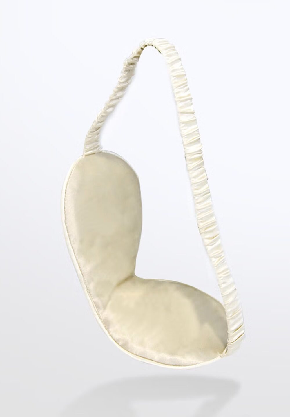 Aurora eye mask, silk eye mask for shading and eye protection, embroidered bee eye mask (beige) - Image 3