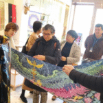 On December 3, 2019, Professor Elico, a ceramic silk expert from Lyon, France, visited Aurora with his students for inspection.